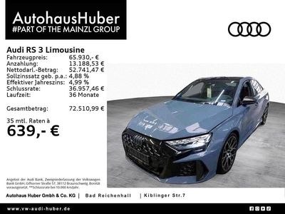 Gebraucht Audi RS3 Ambiente 400 PS (294 kW) 2024 Kemoragrau metallic Limousine