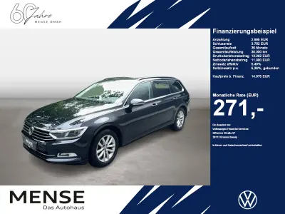 Gebraucht VW Passat Comfortline 150 PS (110 kW) 2019 Schwarz Kombi