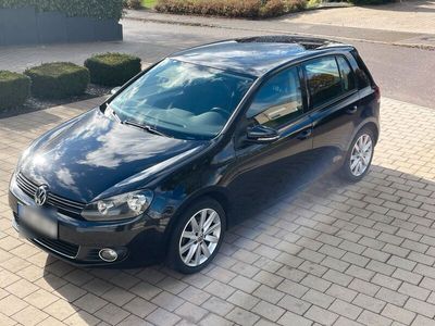 gebraucht VW Golf VI TSI 122PS Schwarz