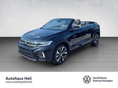 Gebraucht VW T-Roc Cabriolet R-line 150 PS (110 kW) 2024 Schwarz Cabrio