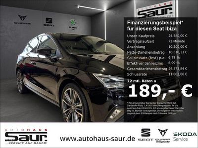 Neu Seat Ibiza FR 116 PS (85 kW) 2025 Schwarz Limousine