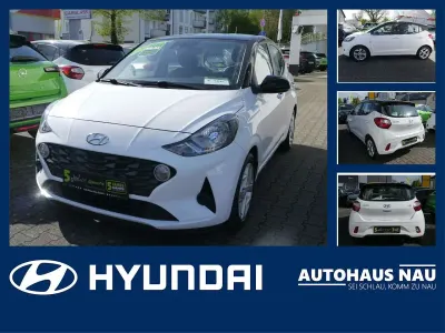 Gebraucht Hyundai i10 Prime 84 PS (61 kW) 2022 Polar white/ phantom black / s Kleinwagen