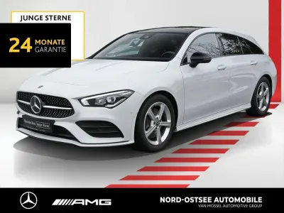 Gebraucht Mercedes CLA200 Shooting Brake AMG 163 PS (119 kW) 2020 Digitalweiß Kombi