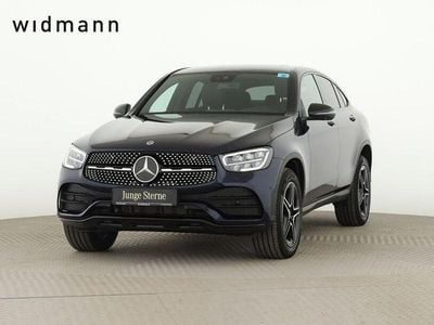 Gebraucht Mercedes GLC300e AMG 306 PS (225 kW) 2022 Cavansitblau metallic Coupé
