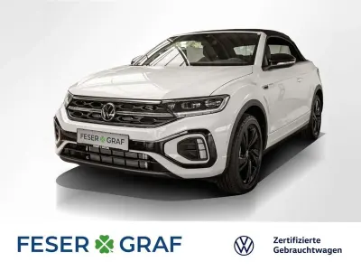 Brugt VW T-Roc Cabriolet R-line 150 HK (110 kW) 2025 Hvid Cabriolet