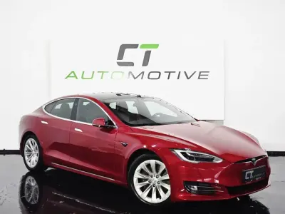 Brugt Tesla Model S 241 kW (328 HK) 2018 Rød Hatchback