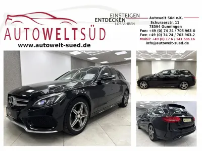 Brugt Mercedes C220 AMG 170 HK (125 kW) 2015 Sort Sedan