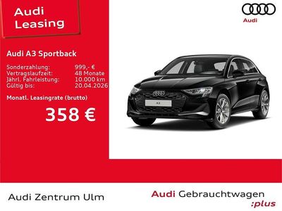 Gebraucht Audi A3 Advanced 150 PS (110 kW) 2025 Mythosschwarz metallic Limousine
