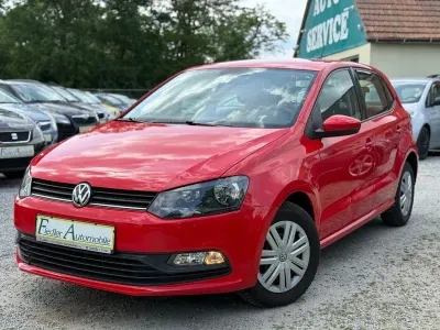 Gebraucht VW Polo Trendline 60 PS (44 kW) 2015 Rot Limousine