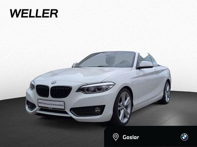 Usata BMW 218 Advantage 150 CV (110 kW) 2017 Bianco Cabrio