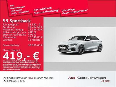 Gebraucht Audi S3 Sport 310 PS (228 kW) 2024 Weiß Limousine