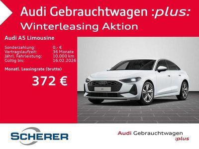 Gletscherweiß metallic (metallic) Gebraucht 2025 Audi A5 Ambiente Limousine | 41.990 €