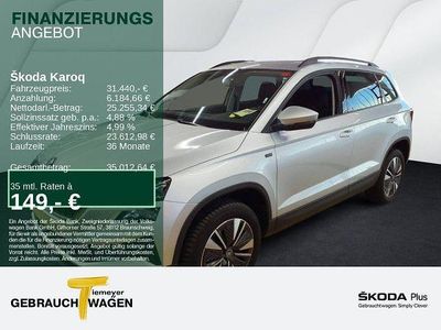 Gebraucht Skoda Karoq Tour 150 PS (110 kW) 2025 Silber SUV