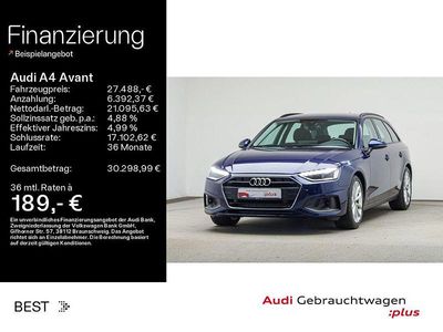 Gebraucht Audi A4 Performance 150 PS (110 kW) 2023 Navarrablau metallic (metallic) Kombi