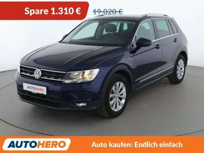 Gebraucht VW Tiguan Comfortline 150 PS (110 kW) 2019 Atlantic blue SUV