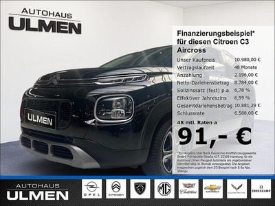 Gebraucht Citroën C3 Aircross Feel 110 PS (80 kW) 2018 Schwarz SUV