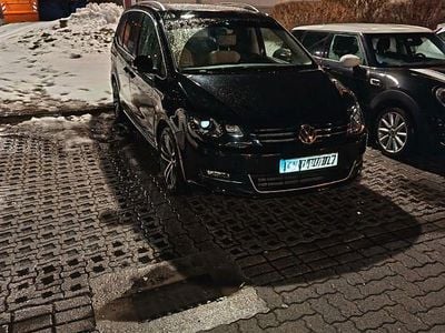 Gebraucht VW Sharan Highline 220 PS (161 kW) 2016 Schwarz Van / Kleinbus