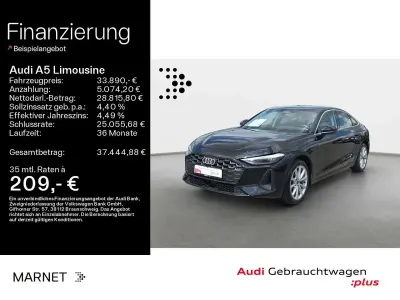 Gebraucht Audi A5 Sport 150 PS (110 kW) 2025 Mythosschwarz metallic Limousine