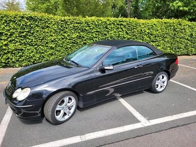 Brugt Mercedes CLK500 308 HK (226 kW) 2004 Sort Cabriolet