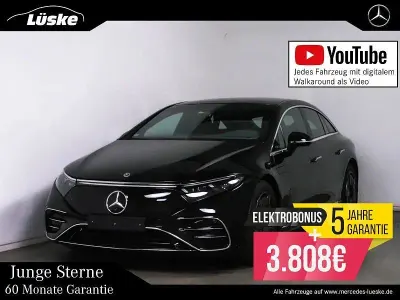 Gebraucht Mercedes EQS450+ AMG line 264 kW (360 PS) 2024 Obsidianschwarz Limousine