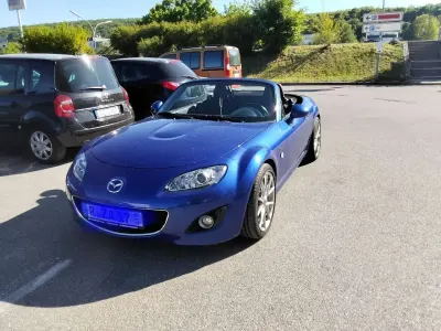 Gebraucht Mazda MX5 Center-Line 126 PS (92 kW) 2010 Blau Cabrio