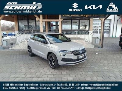 Grau Gebraucht 2021 Skoda Karoq SportLine SUV | 27.960 € (Guter Preis)