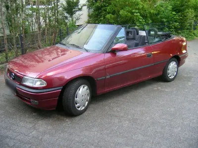 Gebraucht Opel Astra Cabriolet 1996 Rot Cabrio