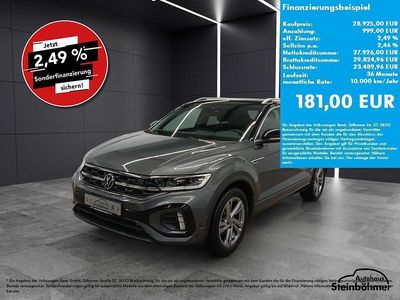 Indiumgrau (grau) Gebraucht 2025 VW T-Roc R-line SUV | 28.925 € (Guter Preis)