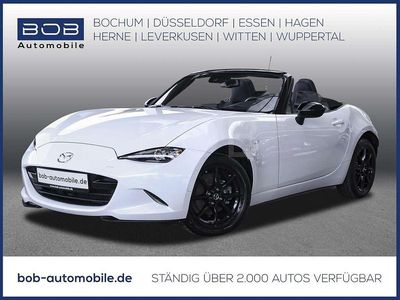 Gebraucht Mazda MX5 Exclusive-Line 132 PS (97 kW) 2019 Satinweiß metallic (weiß) Cabrio