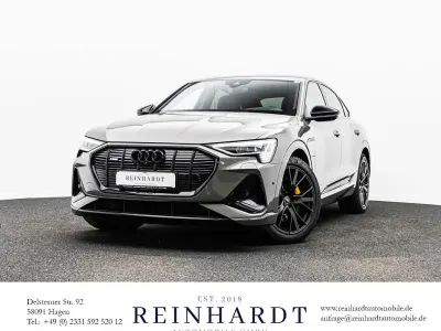 Gebraucht Audi e-tron Sportback Black Edition 300 kW (408 PS) 2022 Chronosgrau metallic SUV