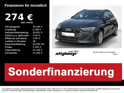 Gebraucht Audi A3 Sport 204 PS (150 kW) 2025 Grau (manhattangrau metallic) Limousine