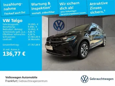 Gebraucht VW Taigo Life 95 PS (69 kW) 2026 Schwarz SUV