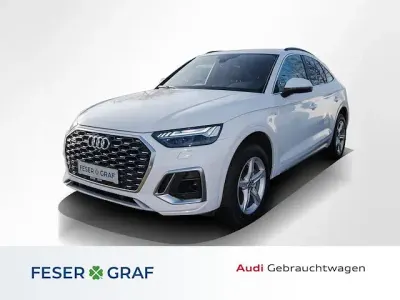 Używany Audi Q5 Sportback S-Line 204 KM (150 kW) 2022 Biały SUV