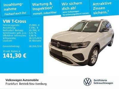 Gebraucht VW T-Cross Goal 150 PS (110 kW) 2025 Pure white SUV