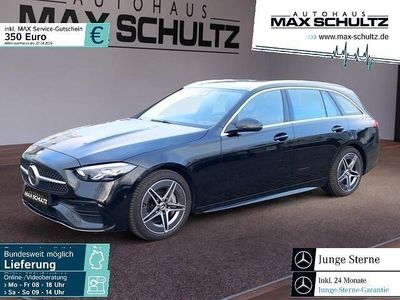 Gebraucht Mercedes C200 AMG 204 PS (150 kW) 2024 Metalliclack obsidianschwarz Kombi