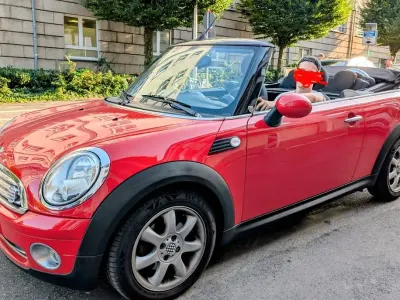 Brugt Mini Cooper Cabriolet 120 HK (88 kW) 2010 Rød Cabriolet