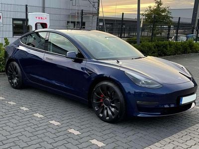 Gebraucht Tesla Model 3 Performance 377 kW (513 PS) 2022 Blau Limousine