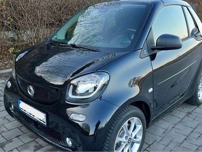 Begagnad Smart ForTwo Electric Drive Passion 60 kW (82 HK) 2019 Svart Cab