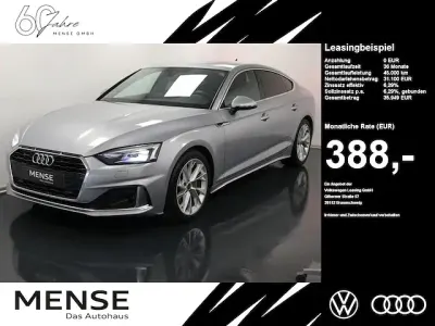 Gebraucht Audi A5 Sportback Advanced 204 PS (150 kW) 2023 Florettsilber Kleinwagen