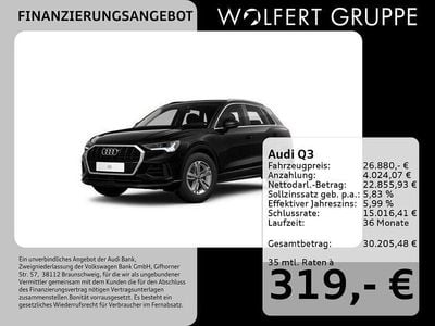 Mythosschwarz metallic Gebraucht 2022 Audi Q3 Sport SUV | 26.880 € (Fairer Preis)