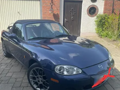 Gebraucht Mazda MX5 110 PS (80 kW) 2003 Blau Cabrio