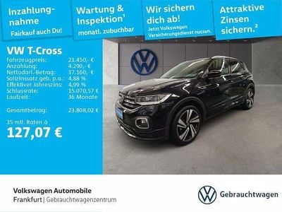 Schwarz Gebraucht 2022 VW T-Cross Style SUV | 21.450 € (Fairer Preis)