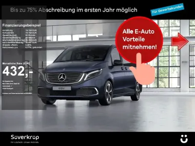 Gebraucht Mercedes EQV300 Avantgarde 150 kW (204 PS) 2024 Blau Van / Kleinbus