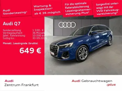 Gebraucht Audi Q7 S-Line 340 PS (250 kW) 2025 Ascariblau metallic/ascariblau SUV