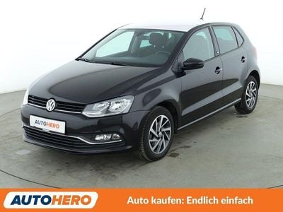 Gebraucht VW Polo Sound 75 PS (55 kW) 2017 Schwarz Kleinwagen