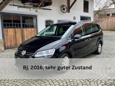 Gebraucht VW Sharan Comfortline 140 PS (102 kW) 2016 Schwarz Van / Kleinbus