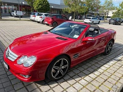 Usata Mercedes SL350 245 CV (180 kW) 2006 Rosso Cabrio