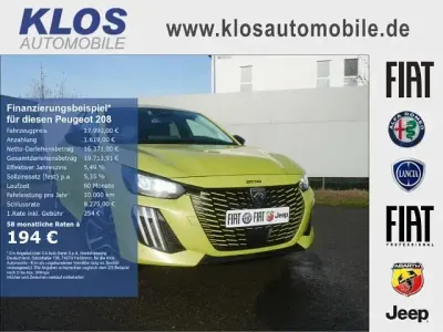 Neu Peugeot 208 Allure 101 PS (74 kW) 2025 Gelb Kleinwagen
