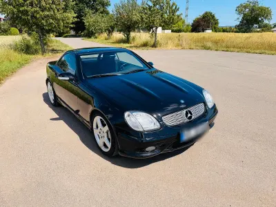 Gebraucht Mercedes SLK320 AMG 218 PS (160 kW) 2001 Schwarz Cabrio