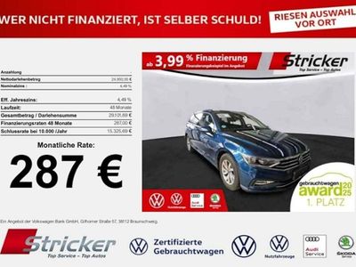 Gebraucht VW Passat Business 150 PS (110 kW) 2023 Aquamarinblau metallic (metallic) Kombi